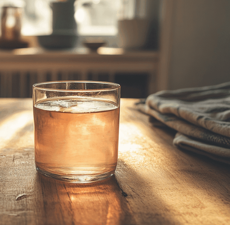 pink salt trick for weight loss in a cozy kitchen