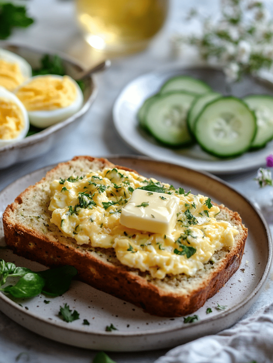 serving cheesy zucchini bread for breakfast