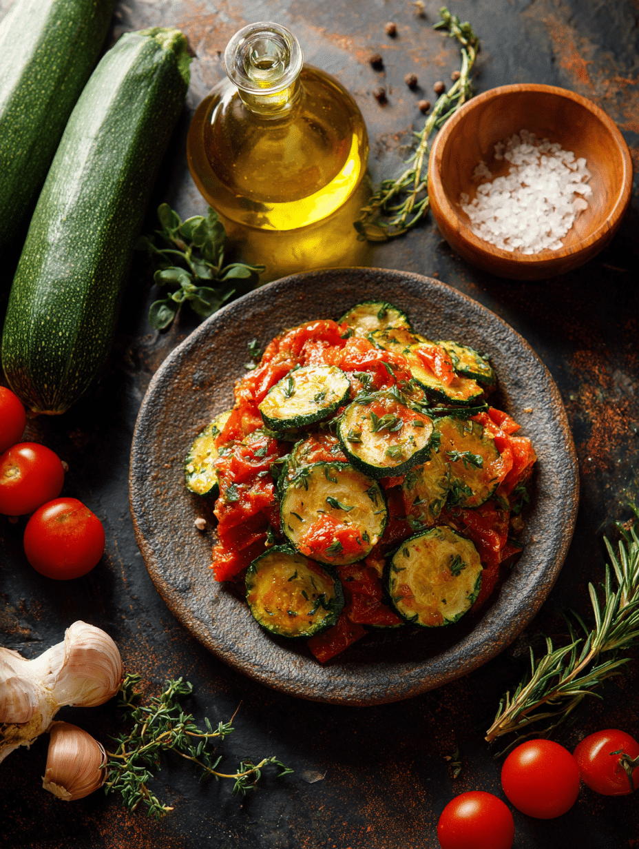  Zucchini with tomato recipe