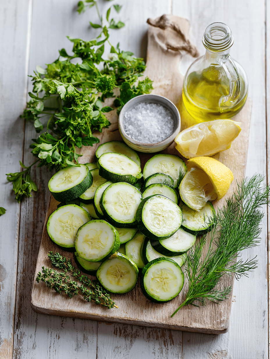 Zucchini and squash with steamer setup