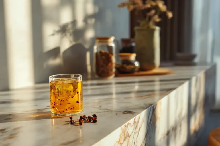 Spiced Tamarind Juice in a modern kitchen setting