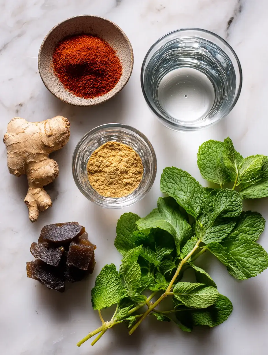 Spiced tamarind juice ingredients