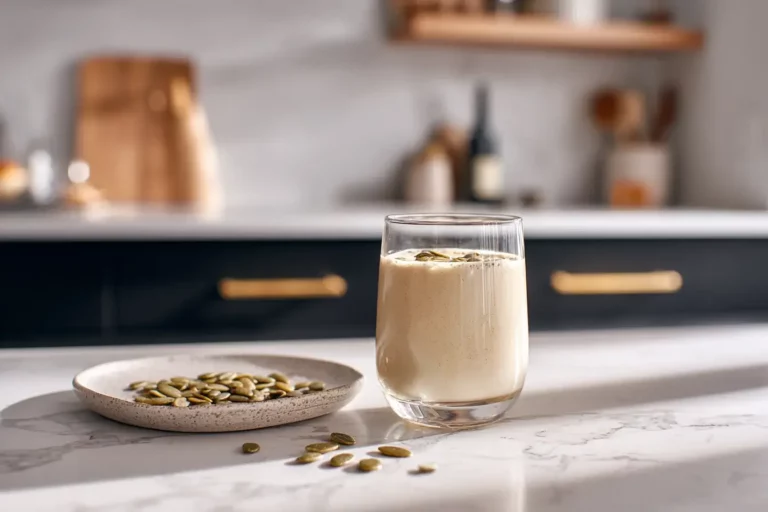 pumpkin seed weight loss drink recipe glass