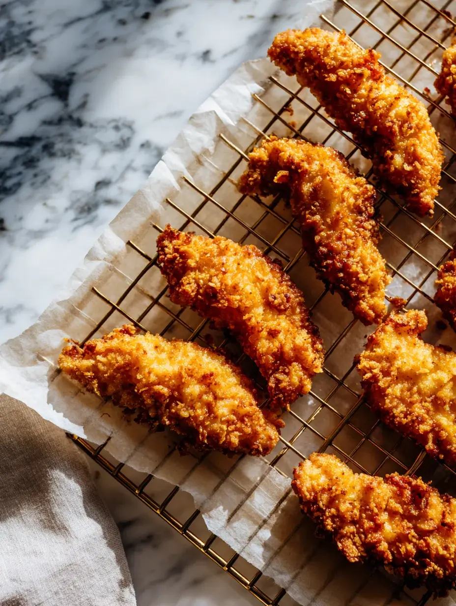 baked sweet crunchy chicken on wire rack