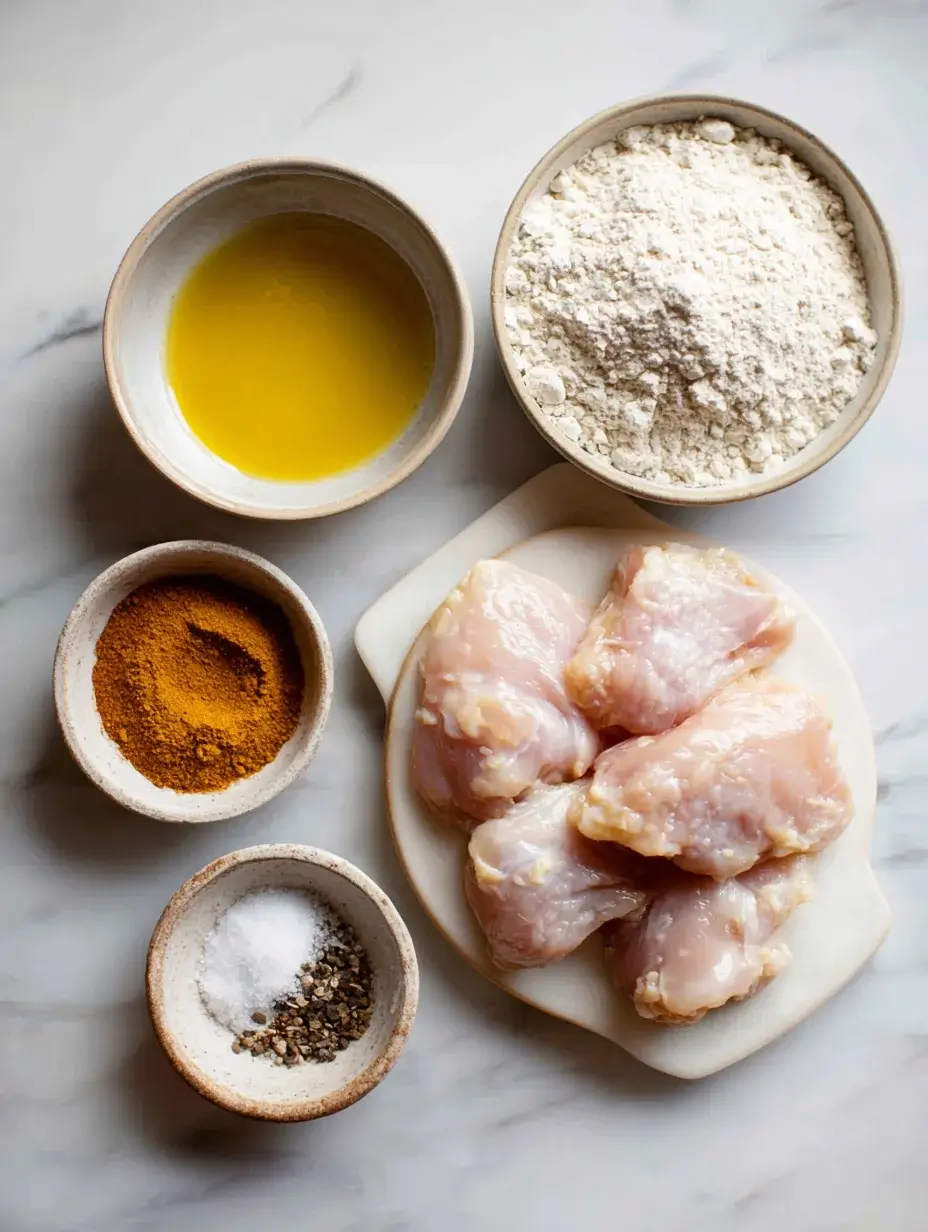 Ingredients for Honey Butter Chicken Biscuit.