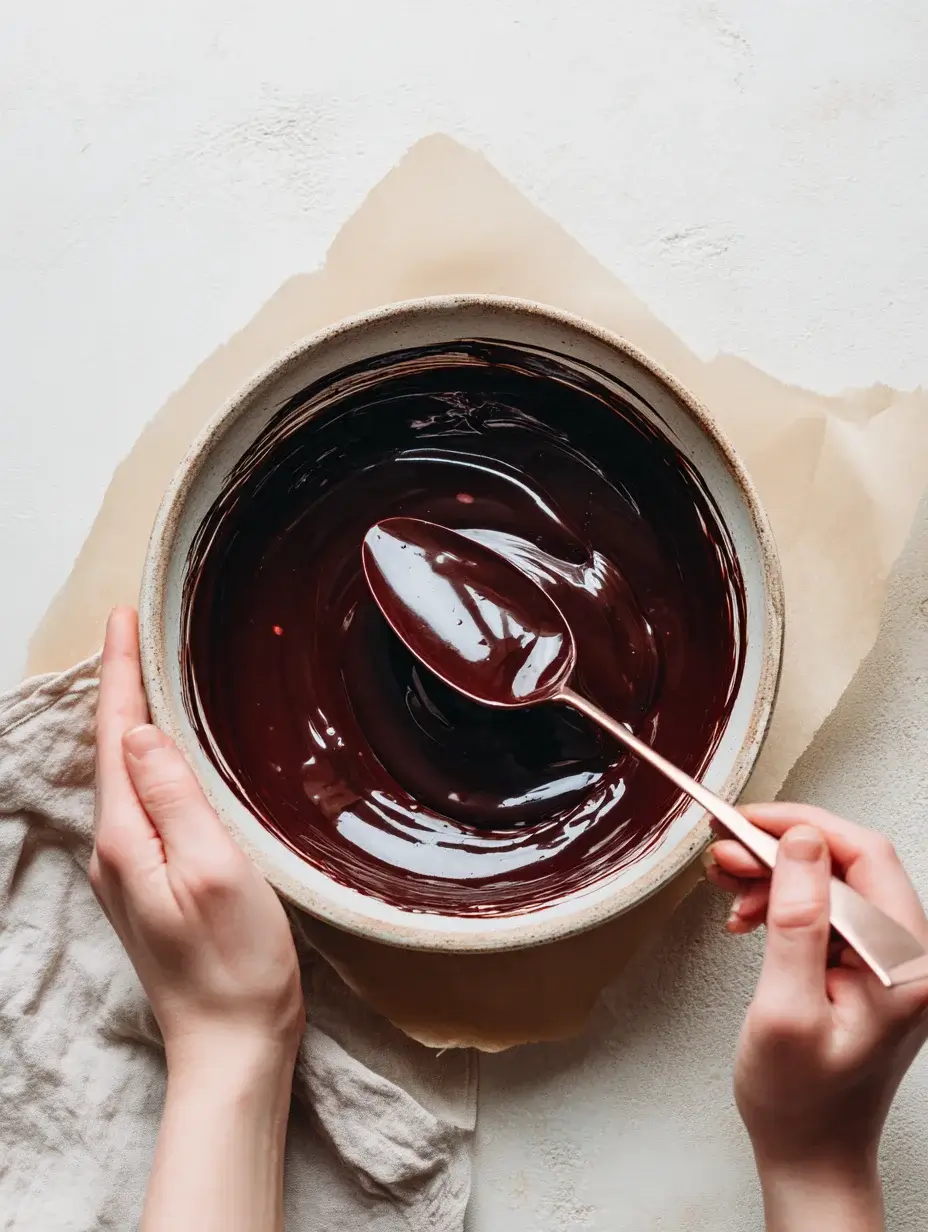 Making pomegranate chocolate clusters step-by-step