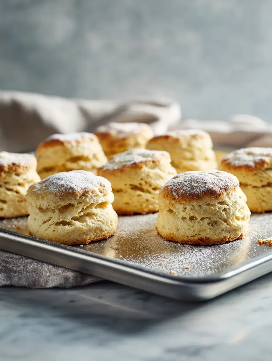 Cutting out scones from dough before baking.