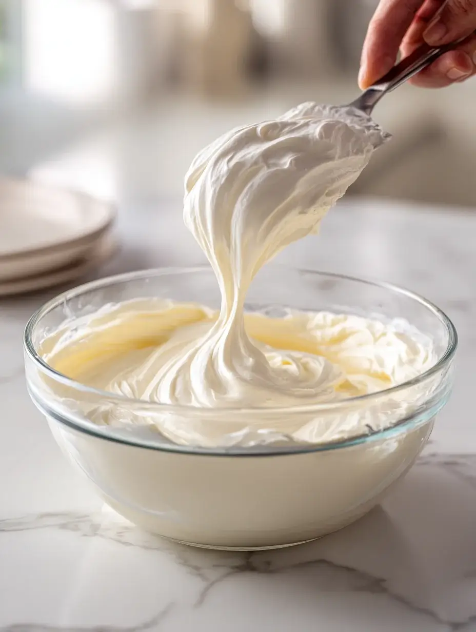 Folding meringue into Japanese cotton cheesecake batter