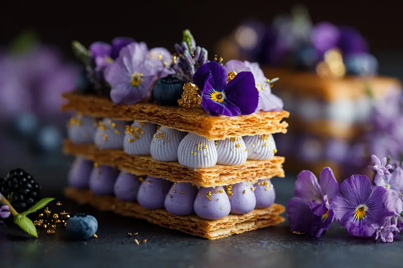 Lavande Royale Mille-Feuille – 9 Refined French Pastry Secrets